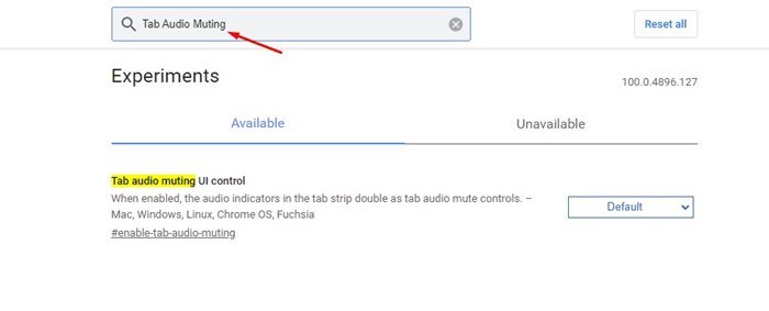 Enable tab audio muting