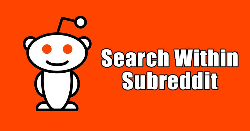 How to Search within a Subreddit on Reddit Desktop