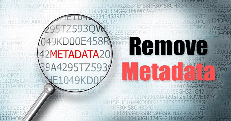 How to Remove Metadata From Files on Windows