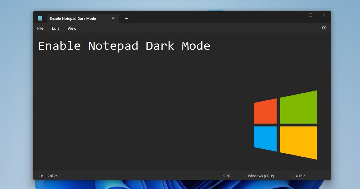 1677542774 How to Enable Notepad Dark Mode on Windows 3 Methods