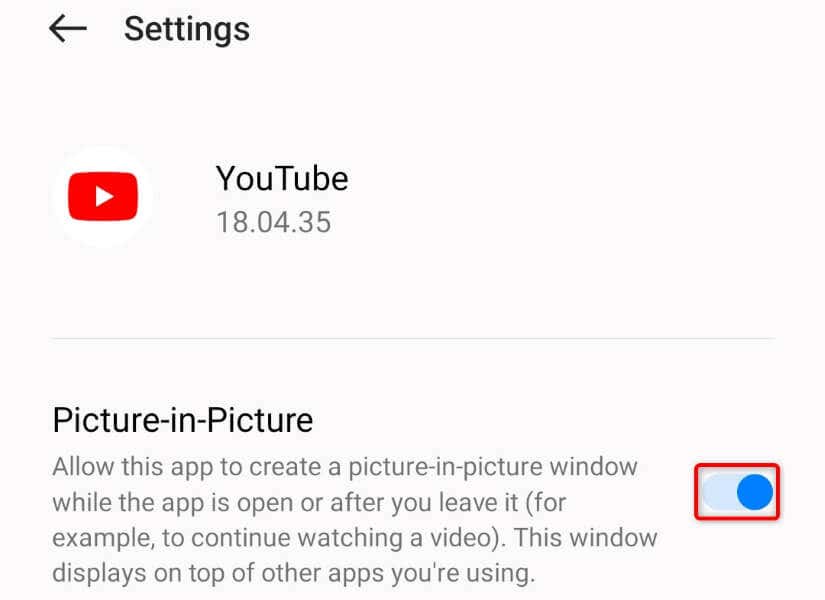 How to Fix the YouTube Picture in Picture Not Working Issue