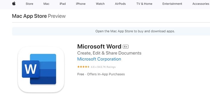 Download Microsoft Word 2021 for Mac
