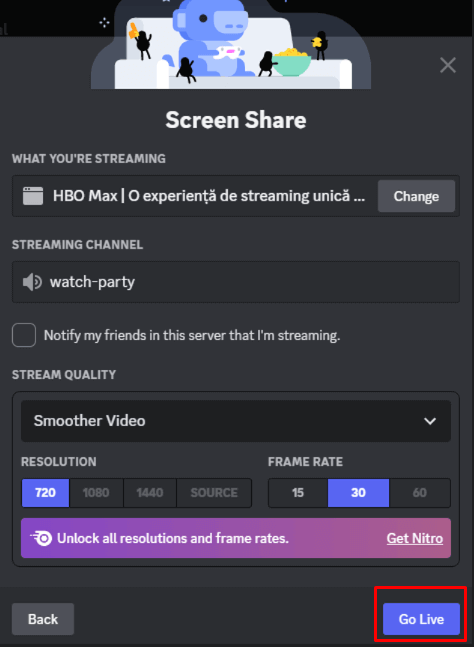1678017668 601 How to Stream HBO Max on Discord