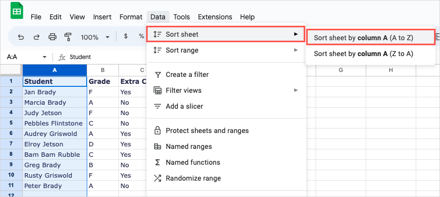 How to Alphabetize in Google Sheets Mobile and Computer