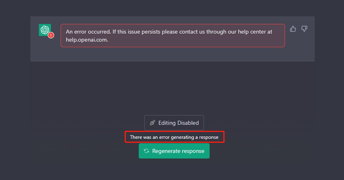 1683453084 Fix There Was an Error Generating a Response on ChatGPT