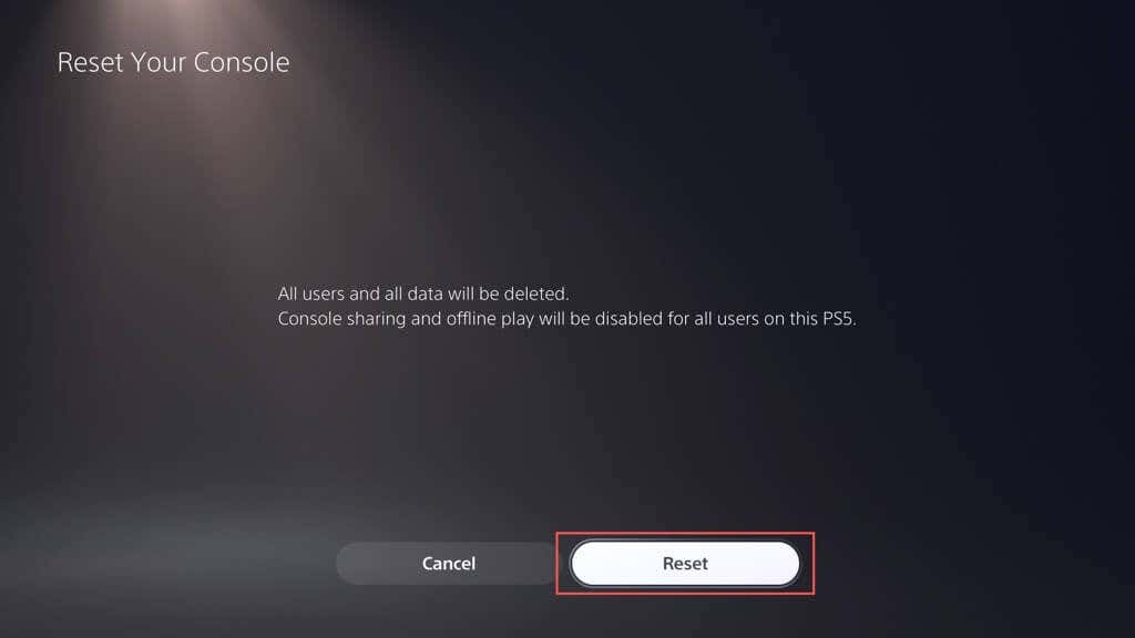 1684282073 22 How to Reset Your PS5 to Factory Settings