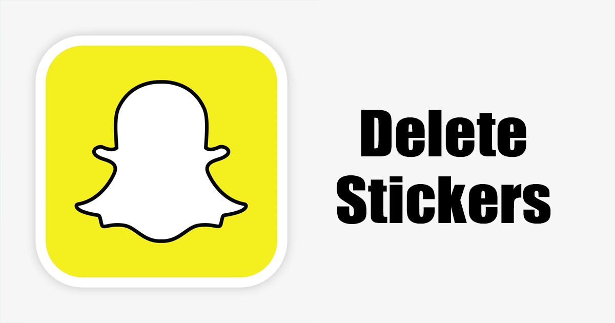 1686254345 How to Delete Stickers on Snapchat in 2023 All Methods