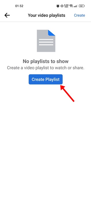 Create Playlist