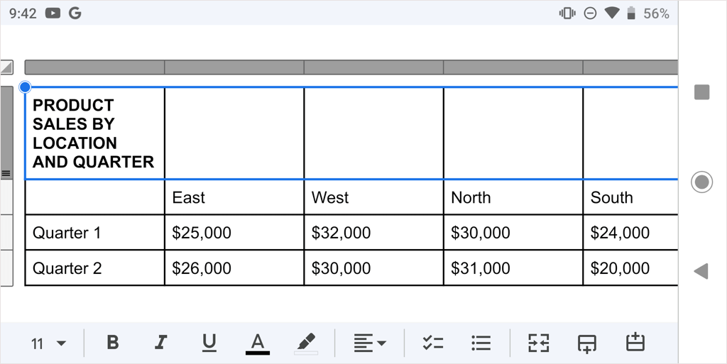 1688010787 411 How to Merge Cells in a Google Docs Table