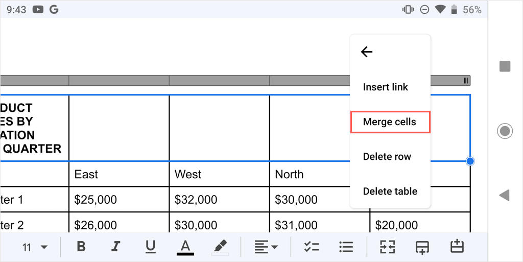 1688010787 812 How to Merge Cells in a Google Docs Table