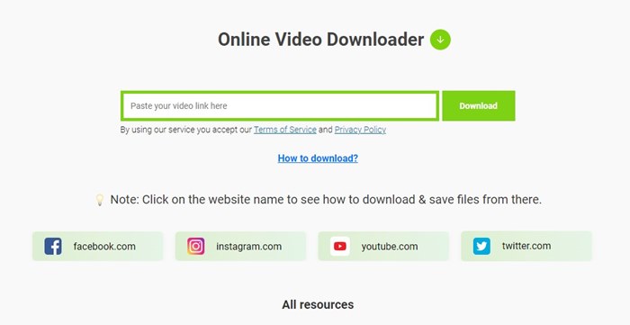 Online Video Downloaders