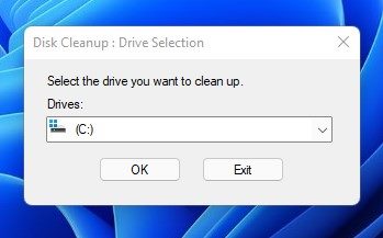 select the C Drive