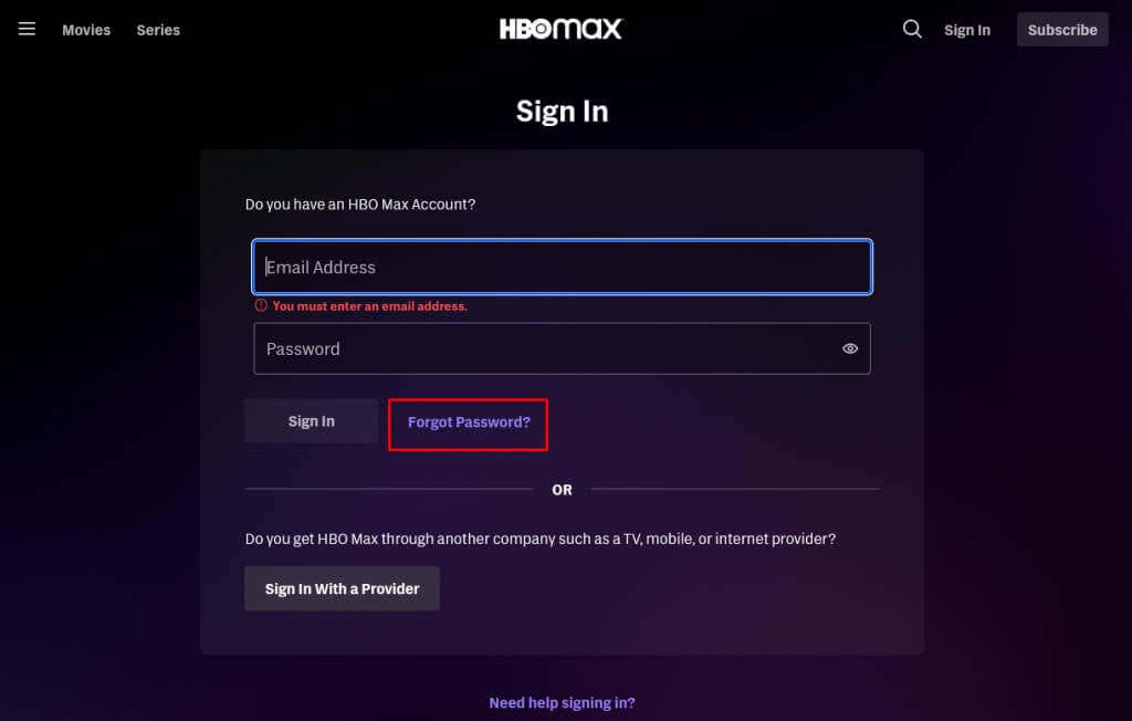 Forgot Your HBO Max Password Heres How to Reset and