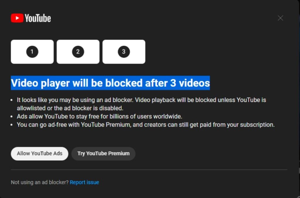 YouTube's Latest Test Cracks Down On Ad-Blockers