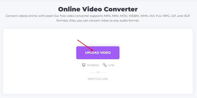 visit the video-converter-online website