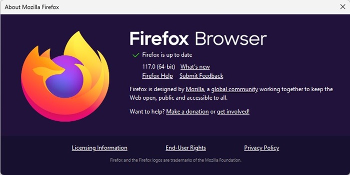 Mozilla Firefox 117.0 Download