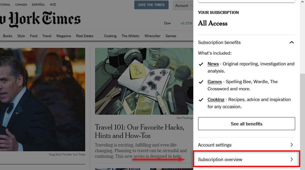 How to Cancel Your New York Times Subscription