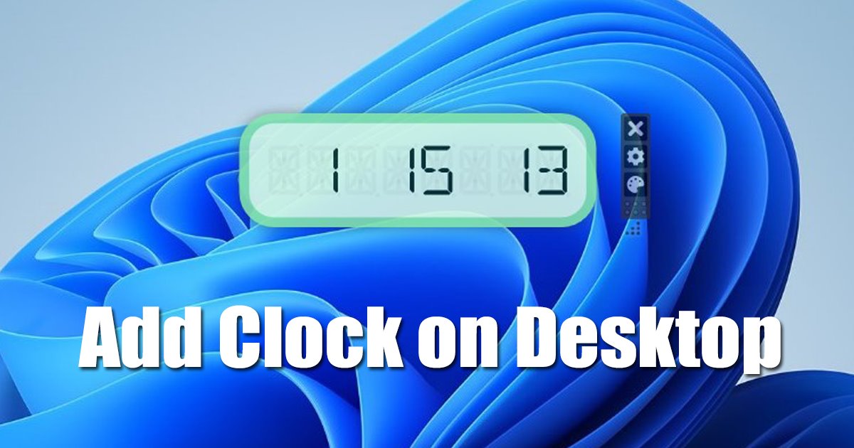 1696655347 How to Add Clock on Desktop in Windows 11 3