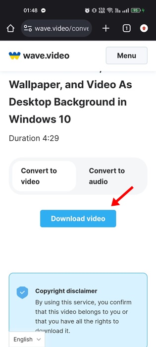 Convert to Video