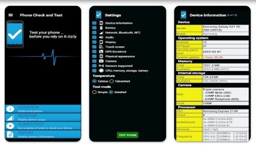 Phone Check and Test