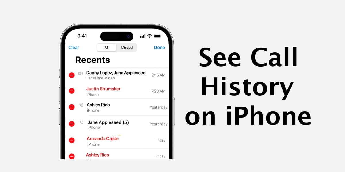 How to See Delete Call History on iPhone