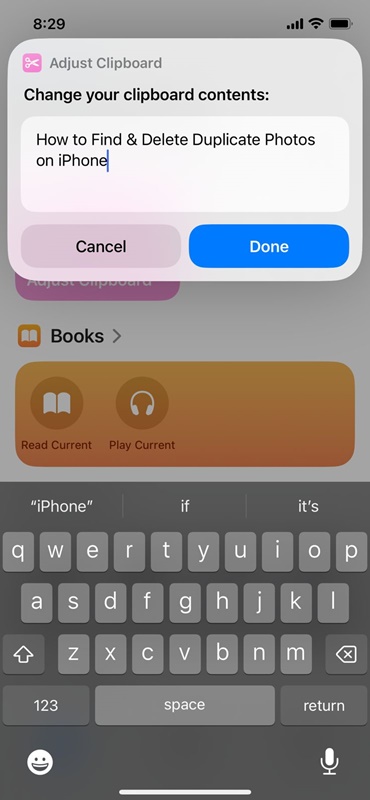 Adjust Shortcut