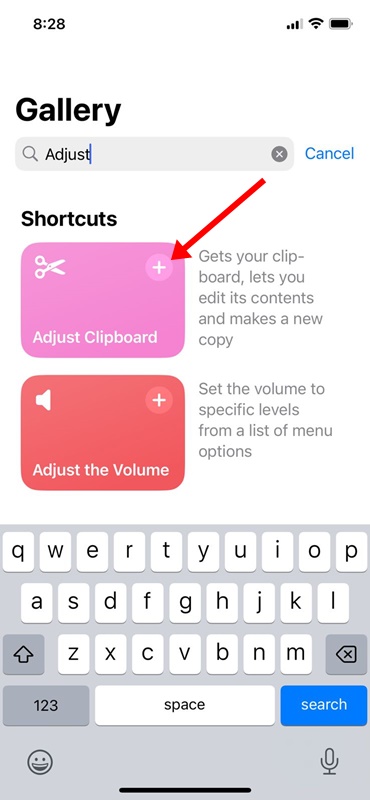 Adjust Clipboard