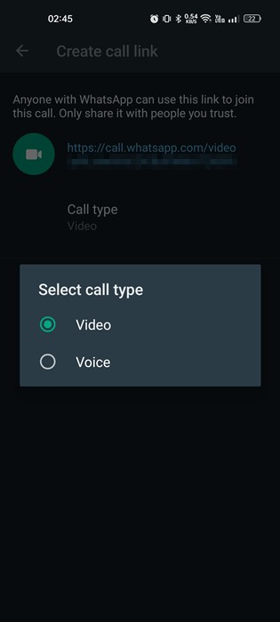 Video or Voice