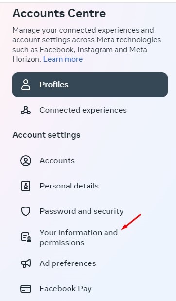 Your Information and Permissions
