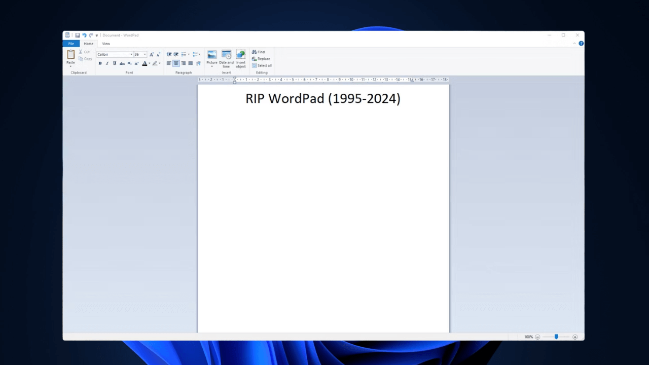 1711842145 Microsoft To Delete WordPad From Windows 11 In Version 24H2