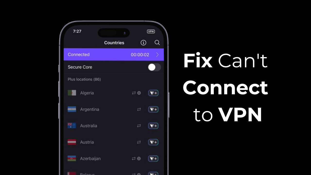 How to Fix Cant Connect to VPN on iPhone 8