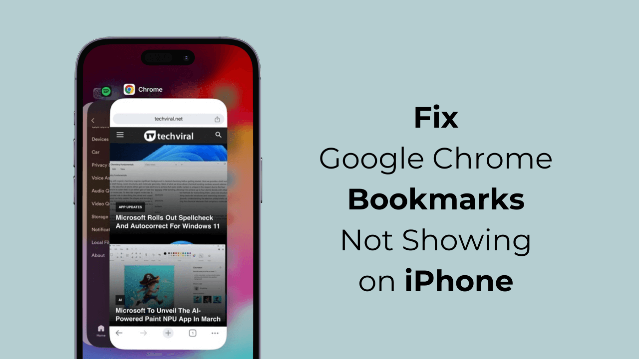How to Fix Chrome Bookmarks Not Showing on iPhone