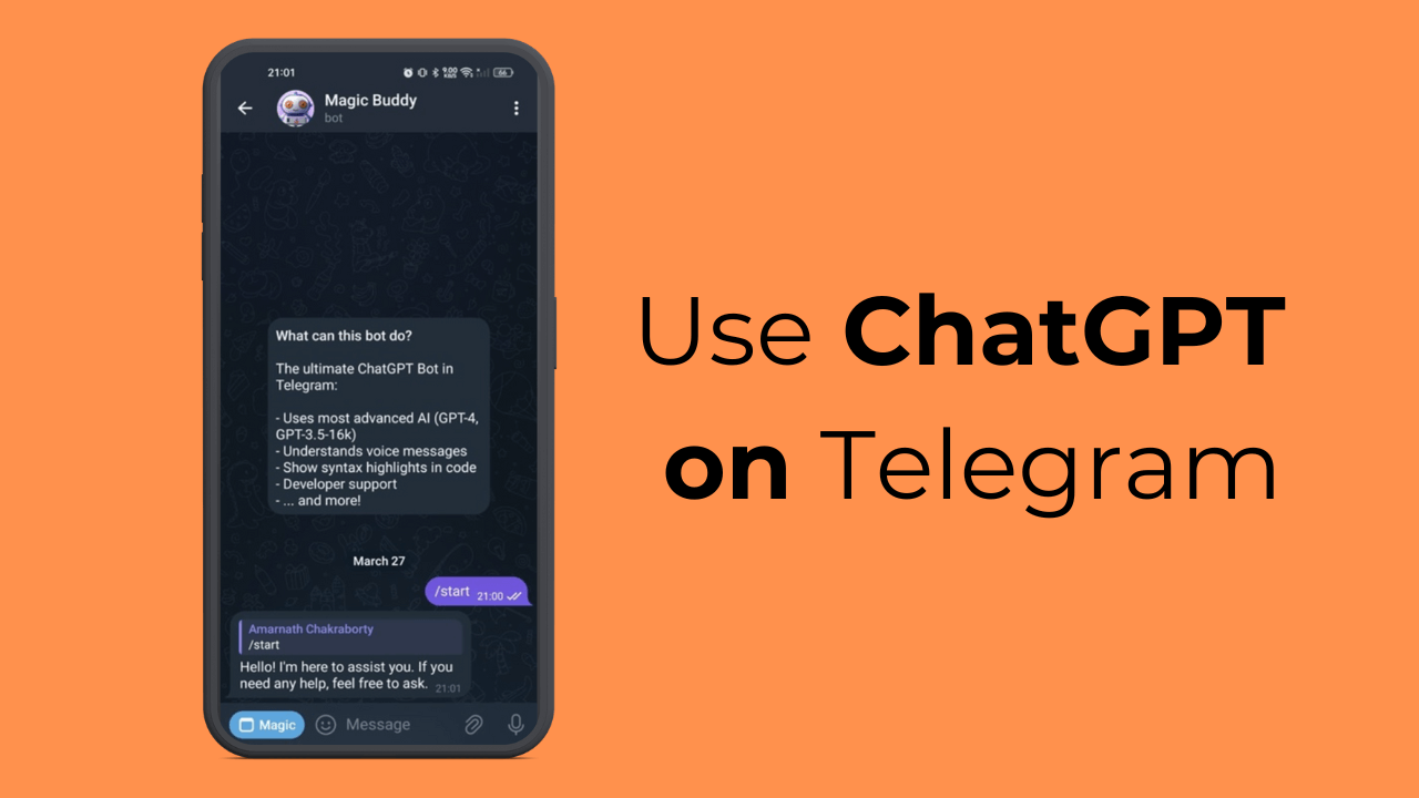 How to Use ChatGPT on Telegram 4 Methods