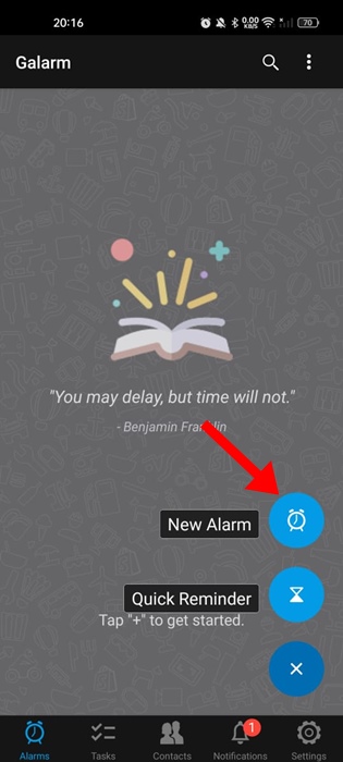 New Alarm