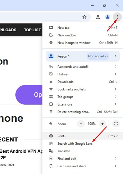 How to Use the Drag to Search on Google Chrome