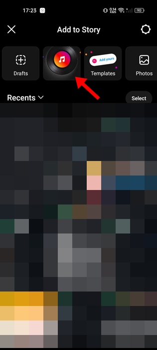 How to Add Music Disc on Instagram Story Android amp