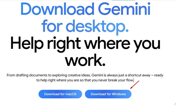 Gemini Desktop App is Available